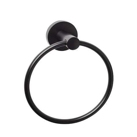 Sure-Loc Hardware Lugano Solid Brass Towel Ring, Satin Brass